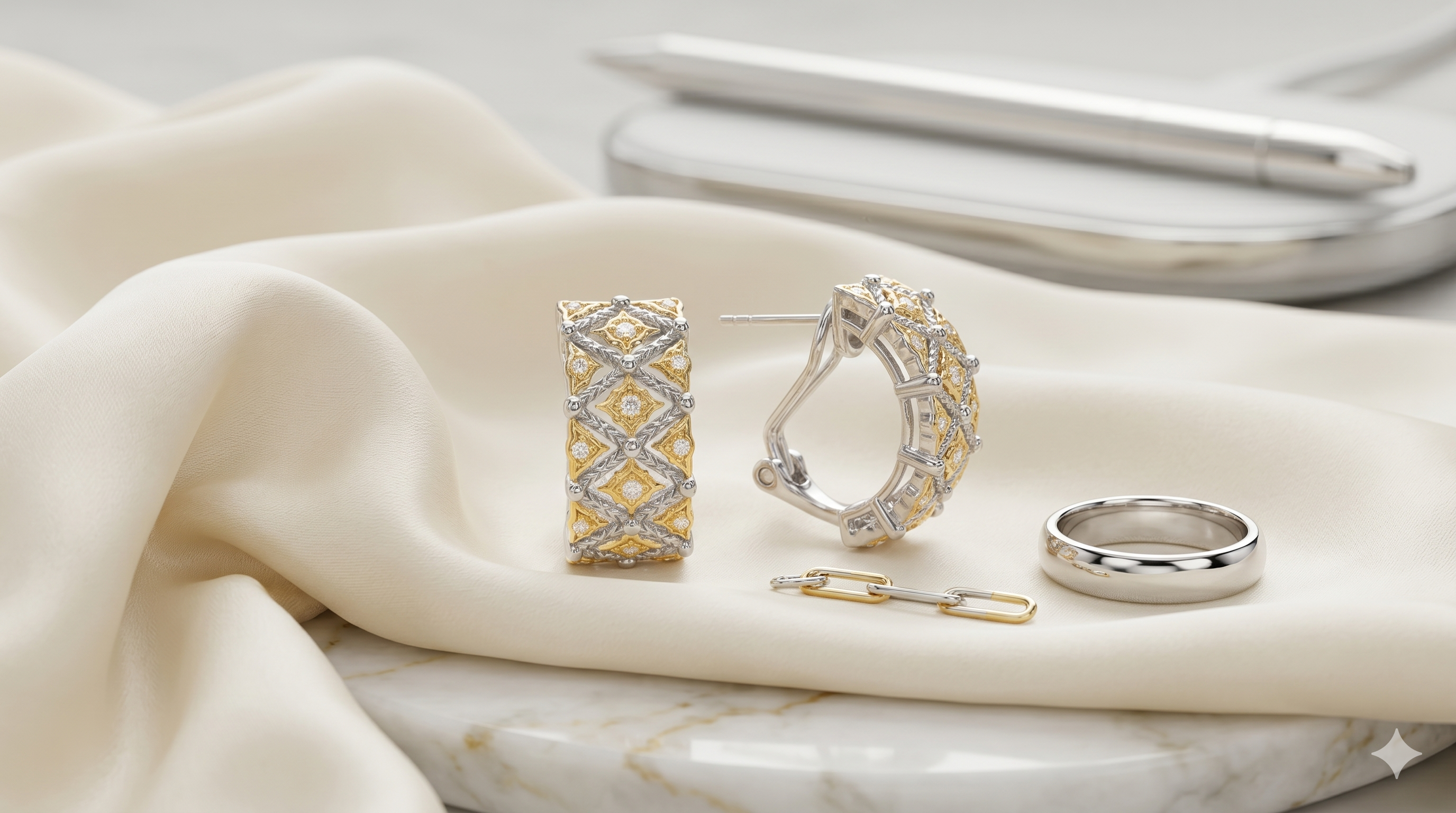 Two Tone Earrings: How to Master the Mixed Metal Trend in
