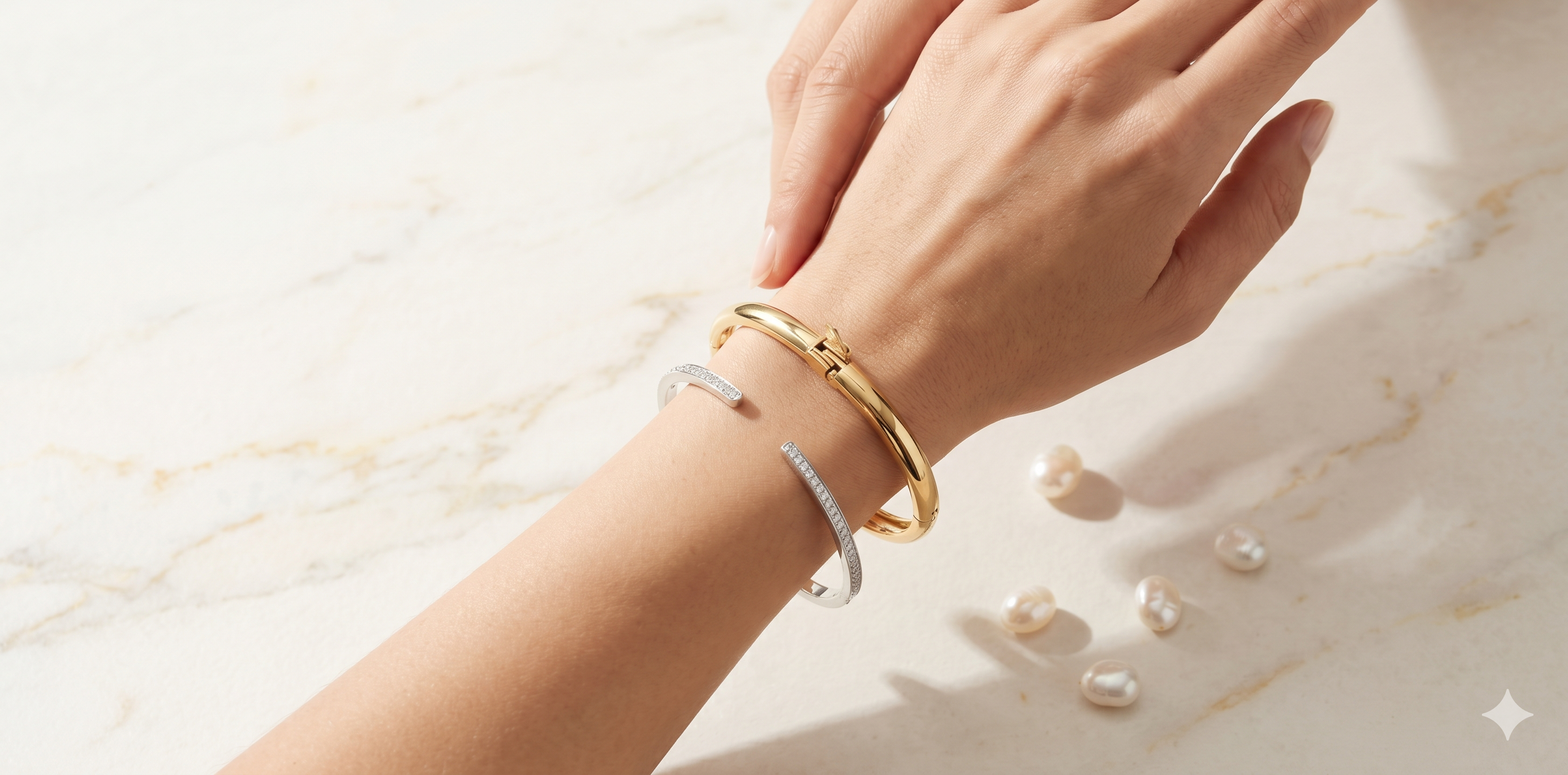 Hinged Bangle Guide : How to Choose, Open & Style a Clasp Bangle Bracelet