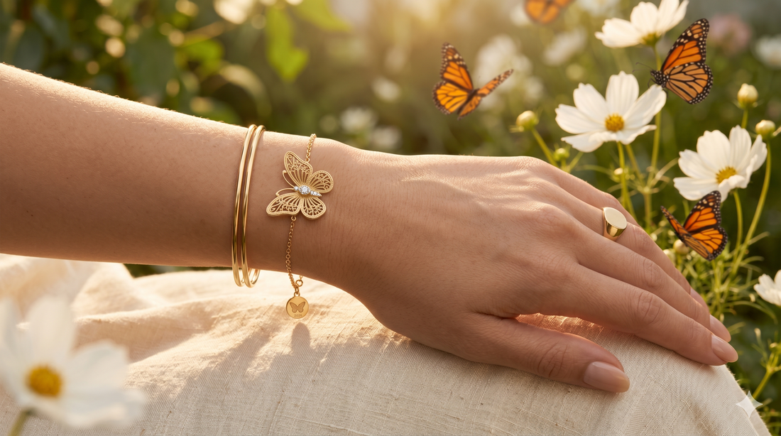Gold Butterfly Bracelet: Meaning, Symbolism & How to Wear It in