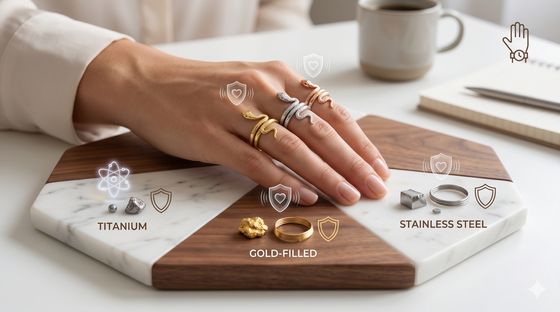 Hypoallergenic Snake Rings: Why Material Matters for Daily Wear ( )