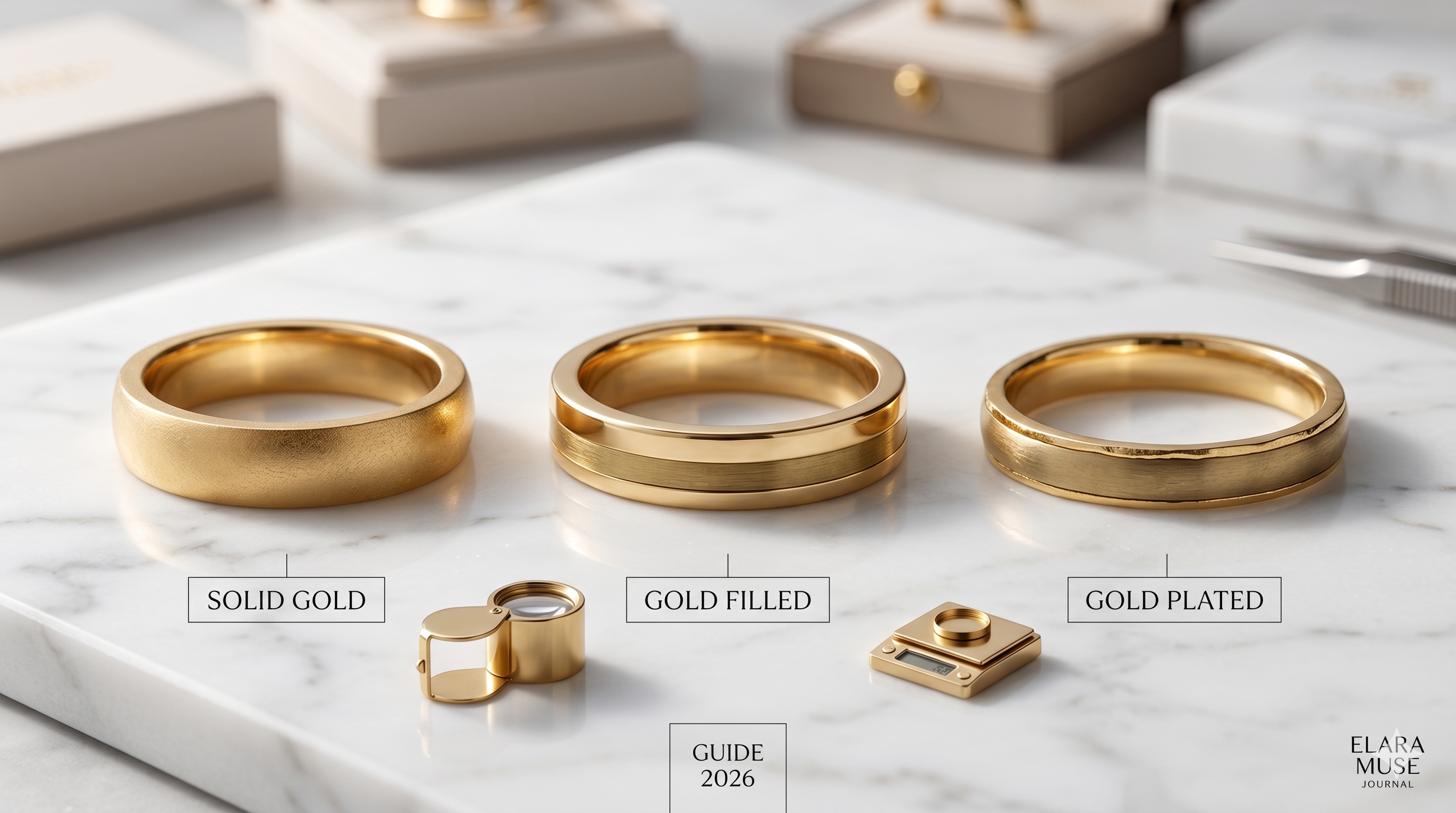 Gold Plated vs Gold Filled vs Solid Gold: Complete Guide ( )