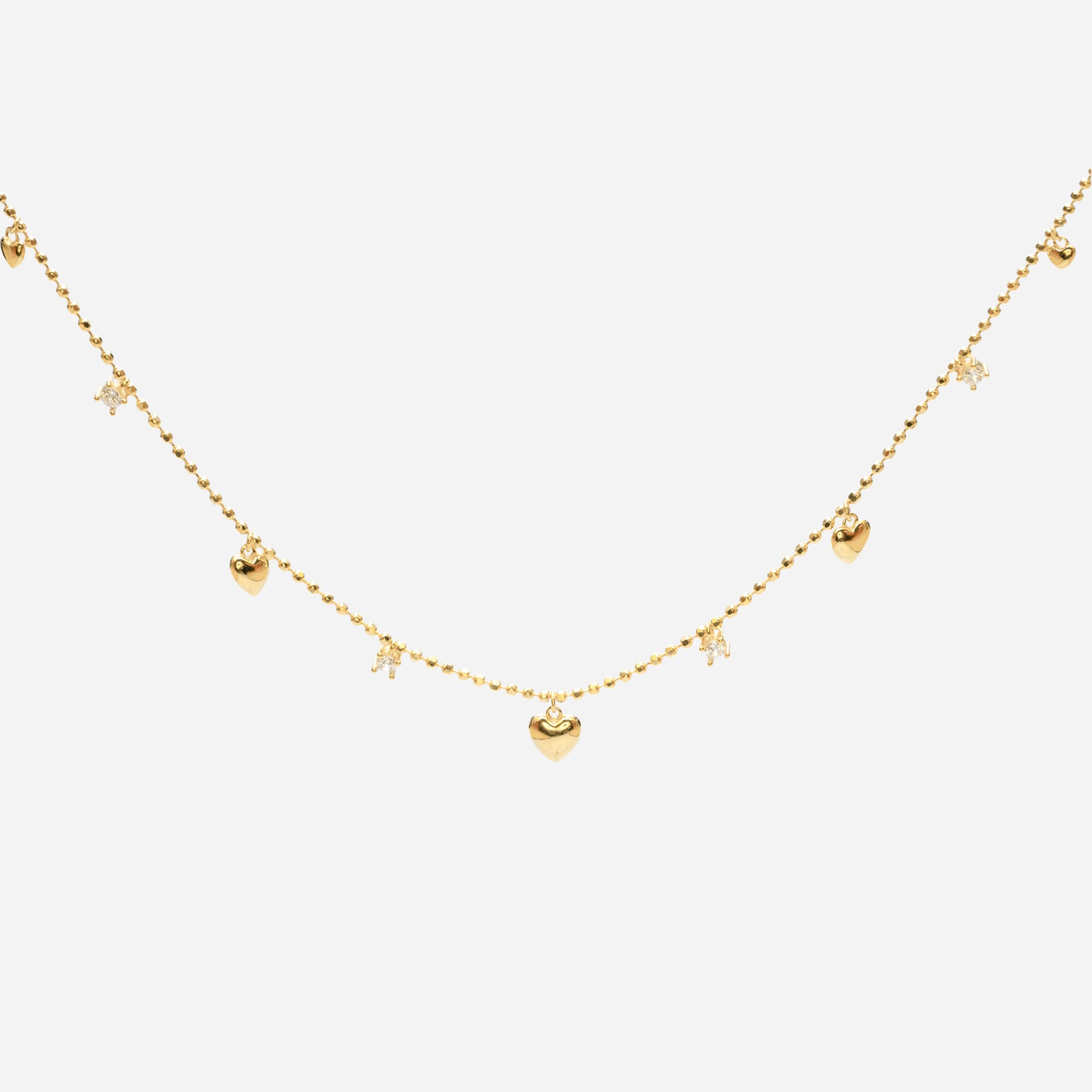 Bijou Heart Charm Necklace