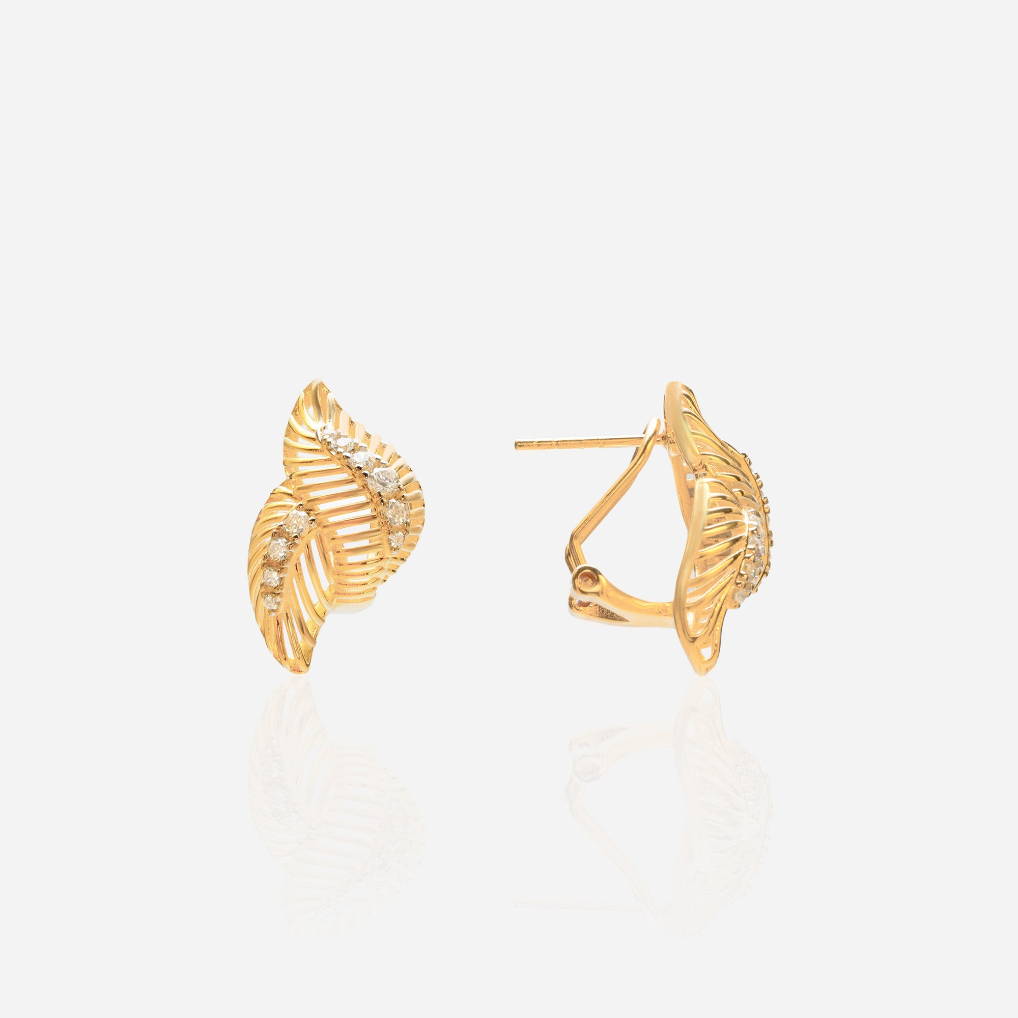 Breeze Leaf Studs
