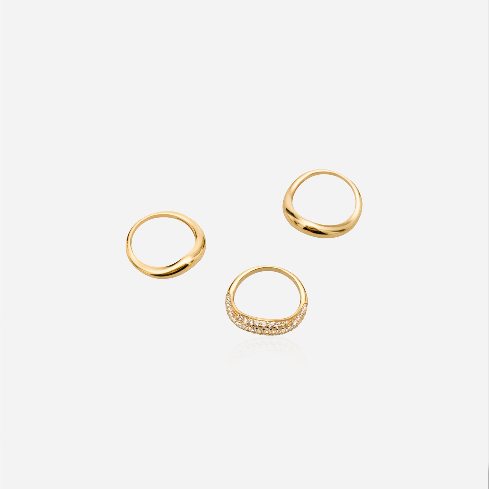 Brioche Ring Set of 3