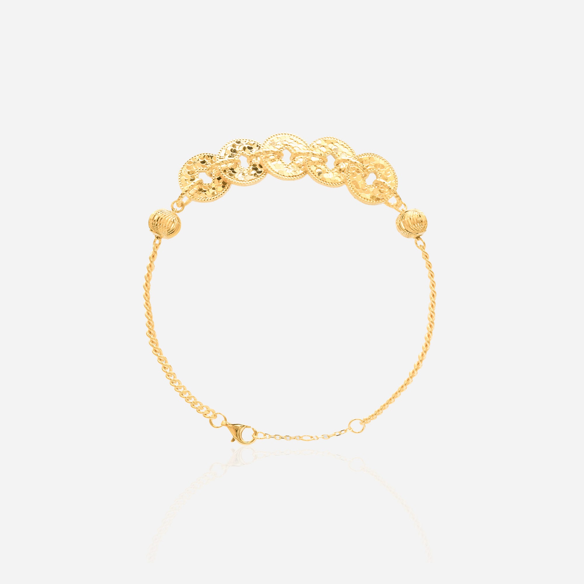 Charm Coin Chain Bracelet