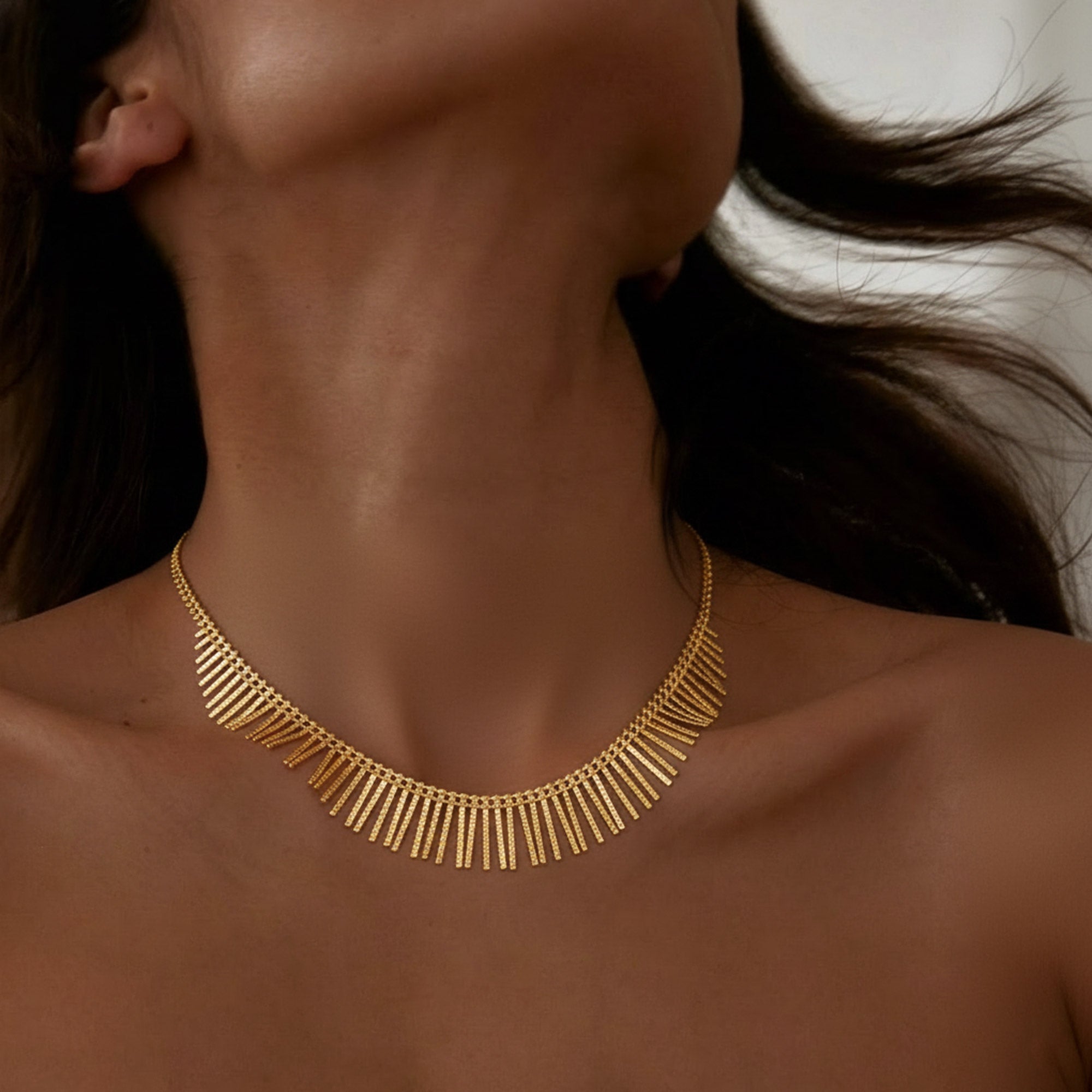 Cleo Fringe Necklace