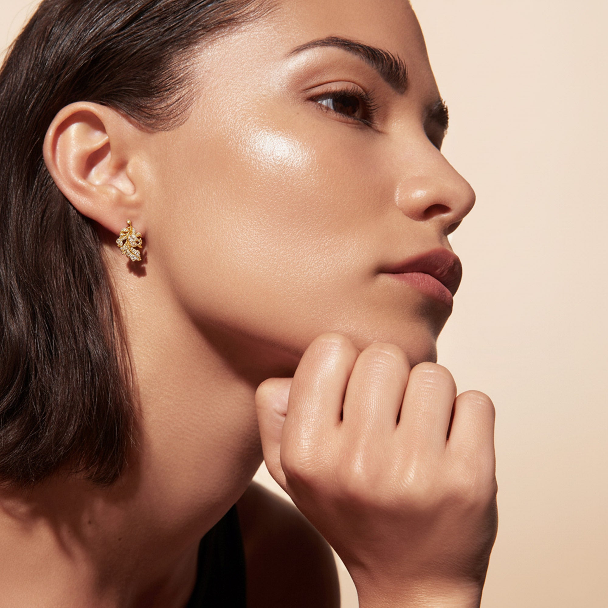 Gilded Fern Earrings