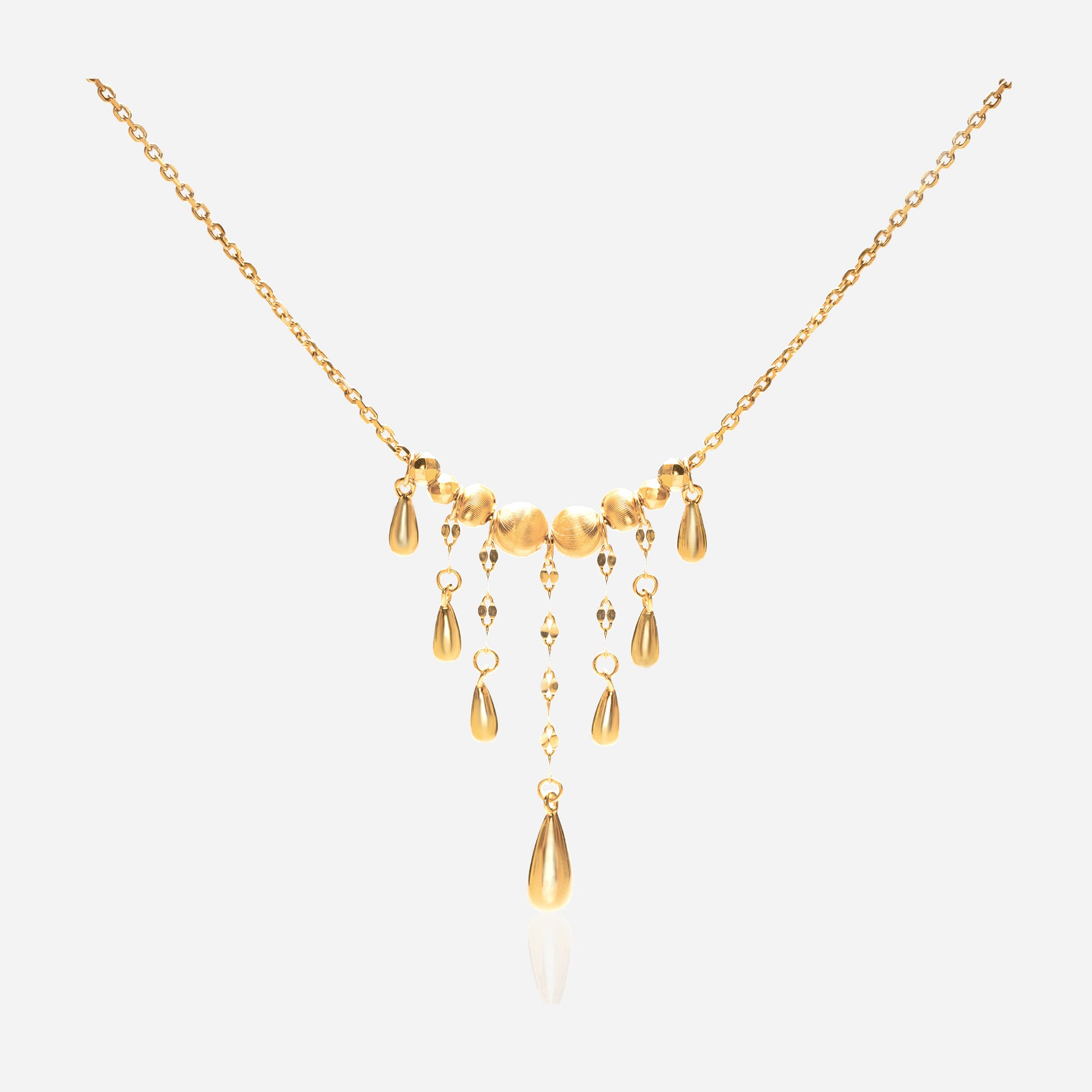 Golden Celestial Tears Necklace