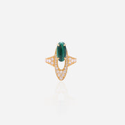 Guardian Eye Malachite Ring