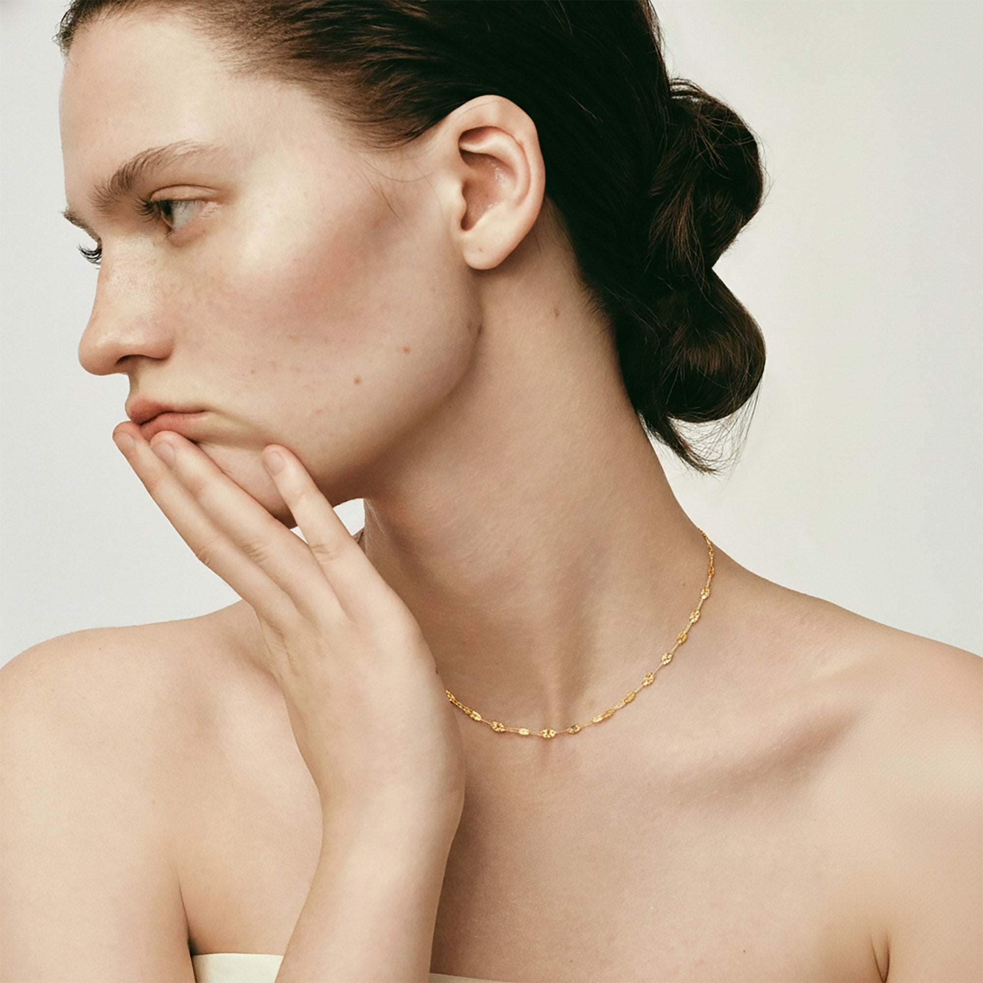 Marquise Link Chain Necklace