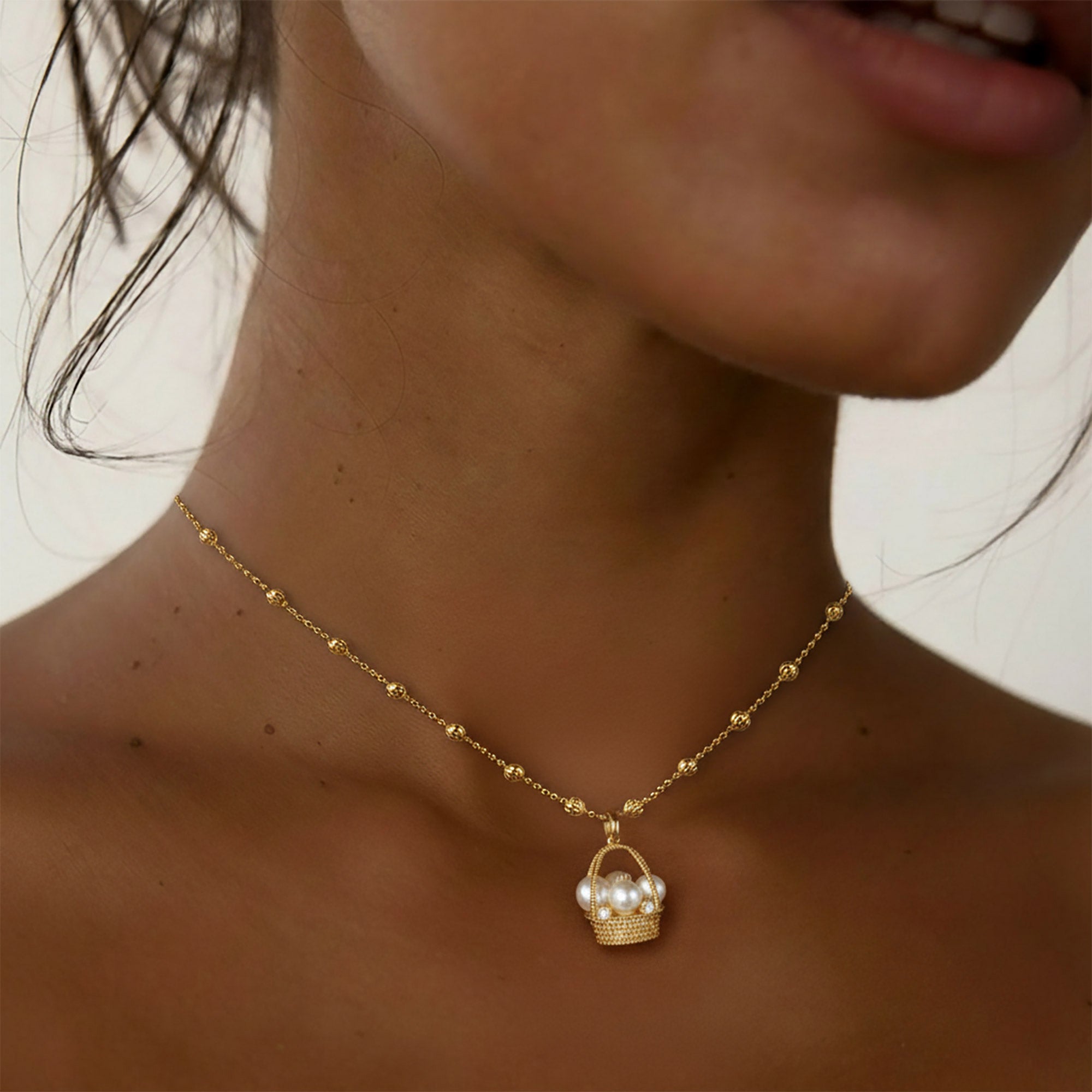 Corbeille Pearl Necklace