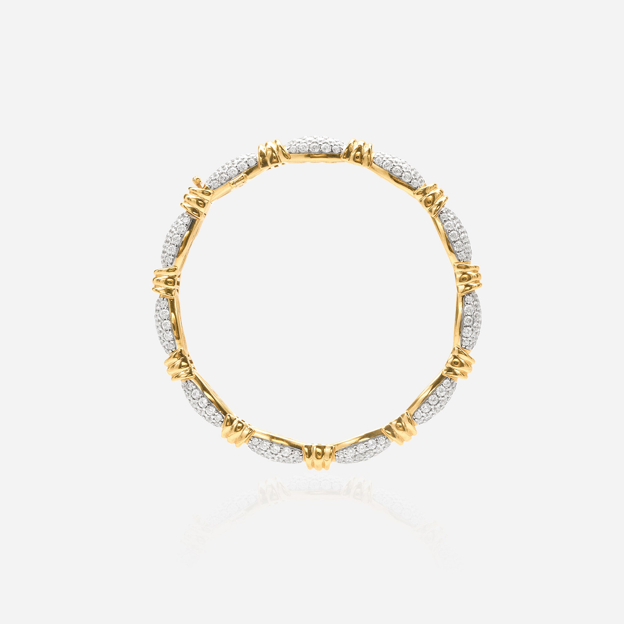 Pavé Bamboo Bangle