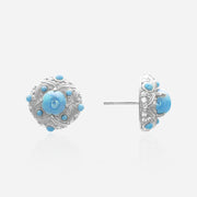 Persian Blue Turquoise Studs
