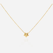 Puffy Wishing Star Necklace