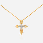 Radiant Cross Necklace