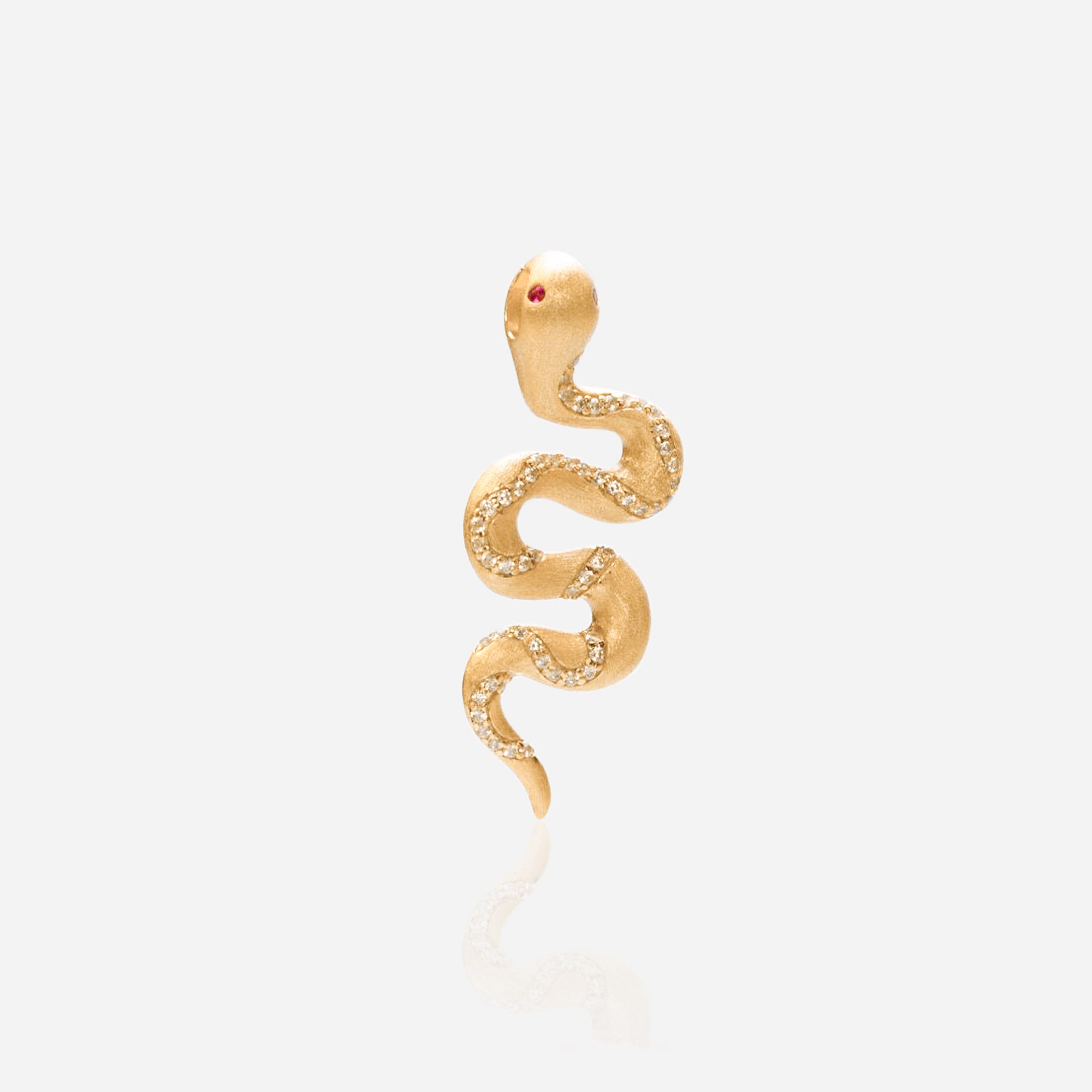 Satin Serpent Pendant