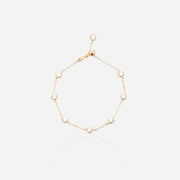 Solitaire Station Chain Bracelet